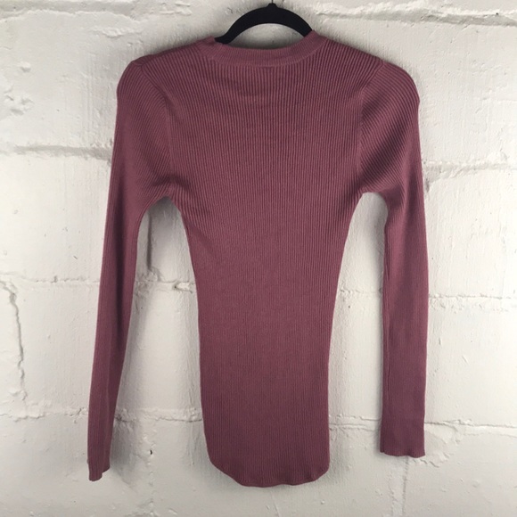 🖤3/15 Rose pink lace up top - Picture 5 of 7